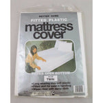 Vintage Better Home Plastic Fitted Open Bottom Mattress Cover Twin Size 1996 90s