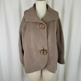 Vintage Pattullo Jo Copeland Moress MCM 1950s Short Swing Coat Jacket Womens M L