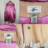 LL Bean Toggle Closure Hooded Ribbed Wool Duffel Winter Peacoat Coat Womens XL