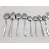 Vintage Japan Dorzel Hull Paradise Stainless Flatware Silverware Set Lot 17 pcs