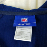 Vintage Reebok NFL New England Patriots Full Zip Up Hoodie Sweater Jacket Mens S