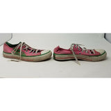 Converse All Star Chuck Taylor Pink & Green Low Top Lace Sneakers Shoes Womens 8