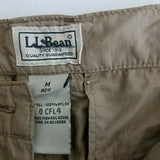 LL Bean Nylon Cargo Lightweight Hiking Trousers Pants Womens M Outdoor Adventure