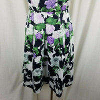 Talbots x Oprah Magazine Hydrangea Fit & Flare Twirl Dress Womens 2 NWT $189