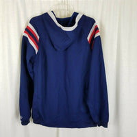 Vintage Reebok NFL New England Patriots Full Zip Up Hoodie Sweater Jacket Mens S