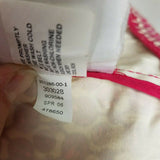 Gap Spring Tulips Trench Coat Long Jacket Short Coat Womens S Pink Red FLowers