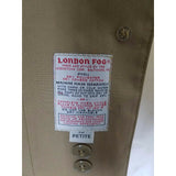 Vintage London Fog Maincoats Deep Pile Fur Lined Trench Coat Womens 10P Khaki