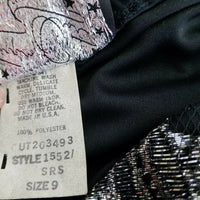 Steppin Out Ruched Blouson Formal Prom Cocktail Little Black Dress Womens 9