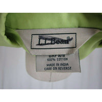 LL Bean Petites All Weather Lightweight Cotton Trench Barn Coat Jacket Womens PS