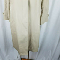 London Fog Maincoats Petites Summer Rain Trench Coat Womens 12P Placket Front