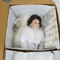 Vintage Ashton Drake Winter Romance Bride Doll White Wedding Dress Bridal