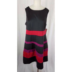 New Directions Woman Striped Jersey Knit Jumper Tunic Dress Womans 1X Plus Size