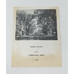 Annual Report Town Municipal Officers of Cumberland Maine 1975 Cumberland County