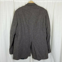 Vintage Kingsridge Diagonal Stripe Wool Tweed Blazer Sport Coat Jacket Mens 40R