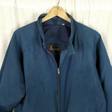 Vintage Lakeland Canvas Clicker Racer Rockabilly Golf Windbreaker Jacket Mens XL