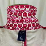 Gap Spring Tulips Trench Coat Long Jacket Short Coat Womens S Pink Red FLowers
