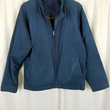 Vintage Lakeland Canvas Clicker Racer Rockabilly Golf Windbreaker Jacket Mens XL