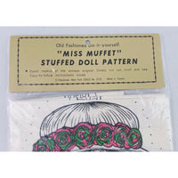 Vintage Miss Muffet Cloth Doll Vintage Sewing Pattern Shackman Cut & Sew Antique