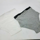 Vintage JOCKEY Classic Brief Y FRONT Briefs 34 36 NEW Gray White Tight Underwear