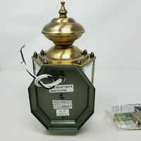 Sea Gull Lighting Outdoor Wall Lantern 8507-01 Antique Finish Solid Brass Bevel