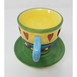 Debbie Mumm TEACUP TART WARMERS Thoughts of Home 8706 Hearts Flowers Candles