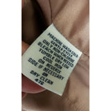 G.H. Bass Corduroy Double Breasted Trench Peacoat Coat Womens L Chocolate Brown