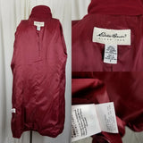 Eddie Bauer Wool Cashmere Walking Car Coat Peacoat Womens S Vintage Brick Red