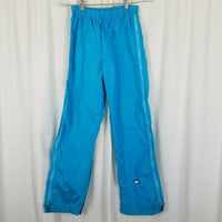 Granite Tom Mangold Nylon Windbreaker Pants Zip Up Legs Sides Womens S Blue USA