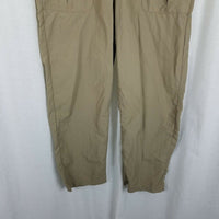 LL Bean Nylon Cargo Lightweight Hiking Trousers Pants Womens M Outdoor Adventure