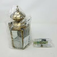 Sea Gull Lighting Outdoor Wall Lantern 8507-01 Antique Finish Solid Brass Bevel