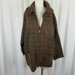 Vintage Alfred Dunner Plaid Wool Cardigan Sweater Jacket Blazer Womens 16 USA