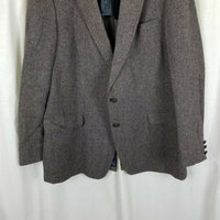 Vintage Kingsridge Diagonal Stripe Wool Tweed Blazer Sport Coat Jacket Mens 40R