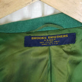 Brooks Brothers 346 Irish Kelly Masters Green Sportcoat Jacket Blazer Mens 39