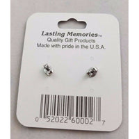 Silver Maine Lobster Lasting Memories Stud EARRINGS Pewter Made in the USA Metal