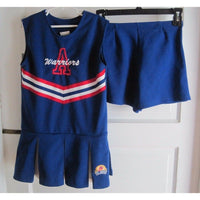 Warriors Pop Warner Little Scholars CranBarry Cheerleading Dress Suit Outfit YM