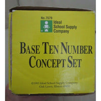 Base Ten 10 Number Concept Set Ideal School Supply Math Manipulative Grades K-9