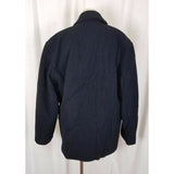 Coldwater Creek Wool Cashmere Insulated Double Breasted Peacoat Jacket Womens 8