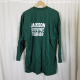 Vintage Jackson Browne Holdout Tour 80 Concert TShirt Jersey Mens XL 2005 USA