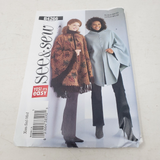 BUTTERICK See & Sew Sewing Pattern B4266 Women Sizes XS-S-M Poncho Jacket Cape