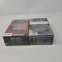 Lot 2 Dawn of the Dead Night of the Living Dead VHS Sets 1995 1996 Directors Cut