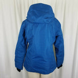 PowderRoom Micro-lite Hooded Polka Dot Anorak Jacket Parka Womens S 10,000 mm