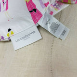 Liz Claiborne Petites Summer Art To Wear Short Twirl Skirt Womens 10P Ladies