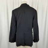 Banana Republic Stretch Black Wool Career Professional Jacket Blazer Womens 12