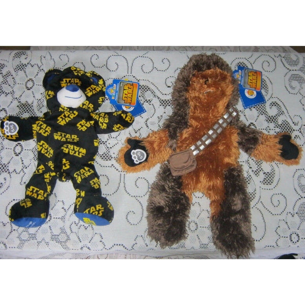 Build A Bear Star Wars Chewbacca Chewie Plush Stuffed Animals Plush Toys Lot 2