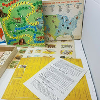 Comptons Pictured Encyclopedia Animal Lore Milton Bradley Activity Kit 7102 1963