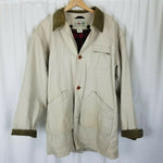 LL Bean Adirondack Barn Coat Jacket Removable Plaid Insulated Liner Mens L Tall