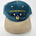 Vintage Ocean Pacific OP American Tradition Corduroy Baseball Hat Cap Mens OS