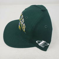 Vintage 90s Green Bay Packers NFL Logo Athletic Wool Snapback Hat Cap Pro Line