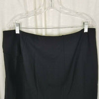 Lysse Perfect High Waist Skirt Plus Size Womens 1X Black Tailored Pencil Pull On