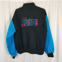 Nevada Palace Hotel & Casino Patch Letterman Double Sided Bomber Jacket Mens S